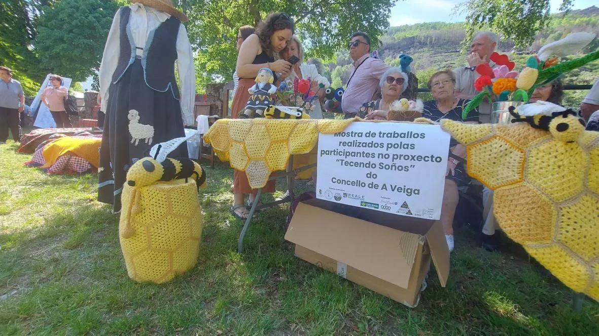 Muestra del proyecto Tecendo Soños del Concello de A Veiga