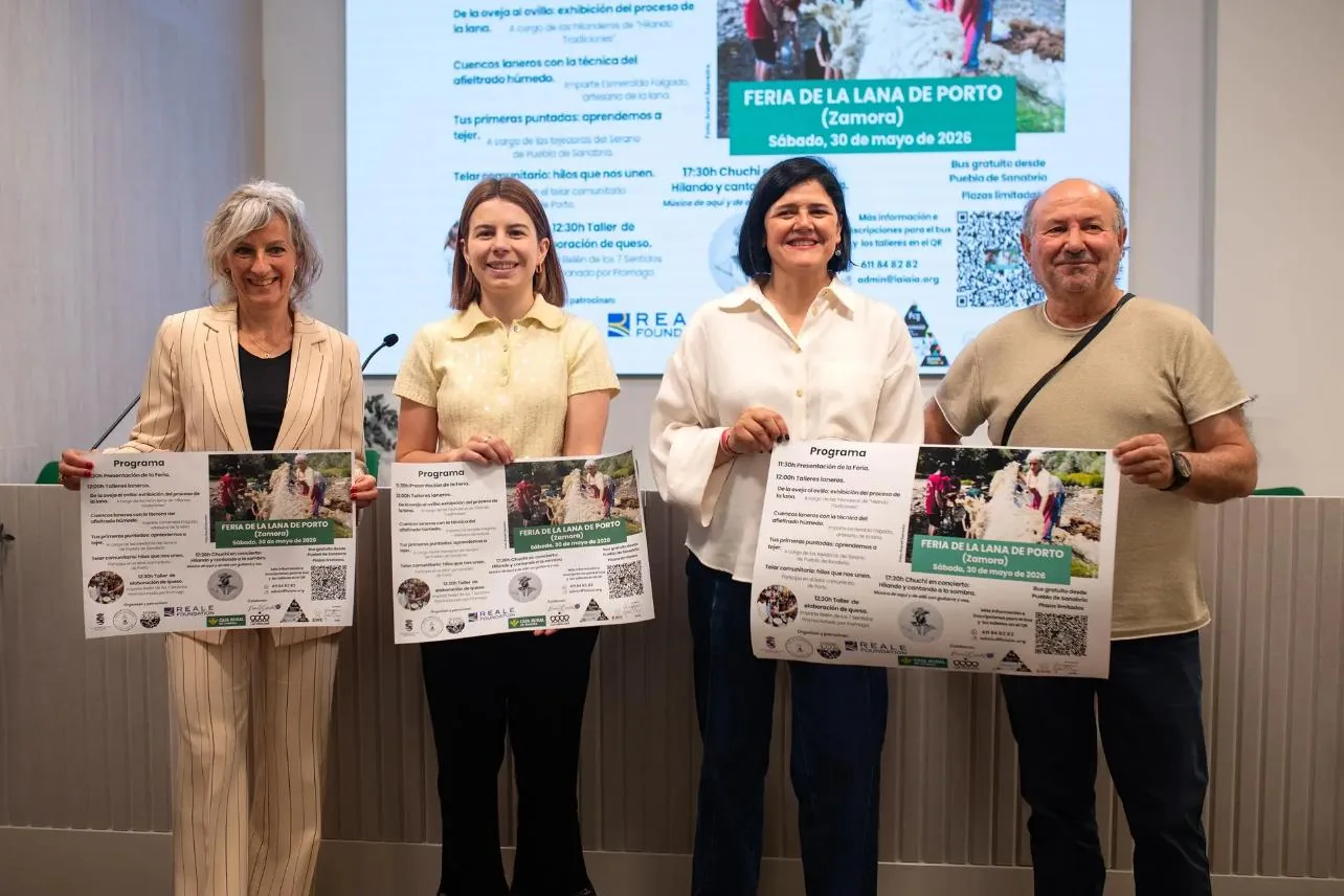 Presentación oficial de la IV Feria de la Lana de Porto