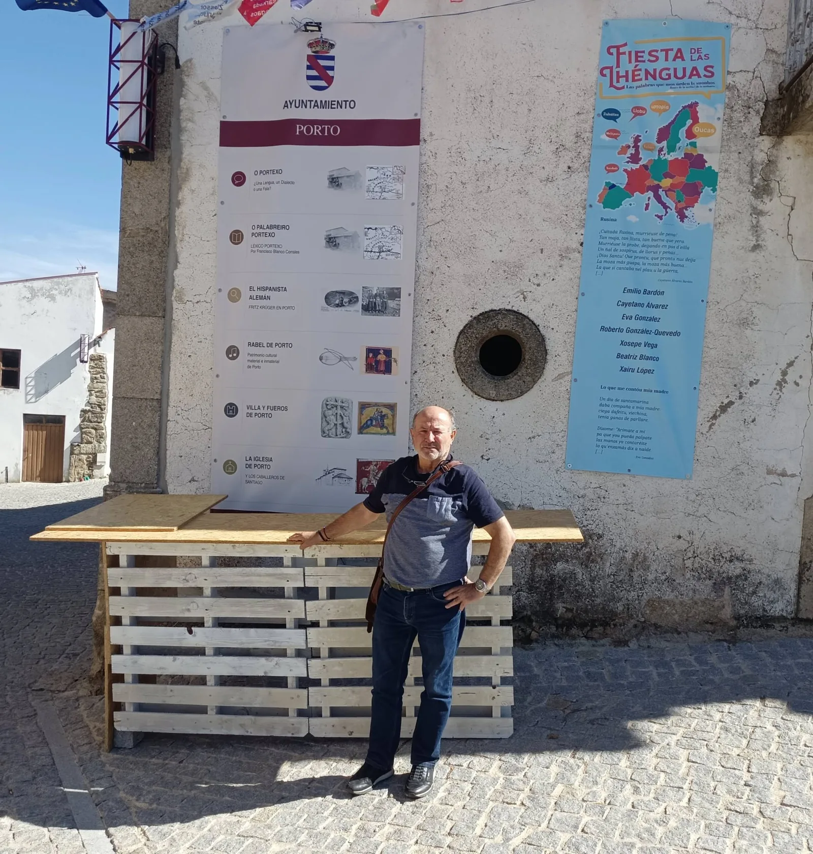 Francisco Blanco Corrales, alcalde do Concello de Porto, en Picote