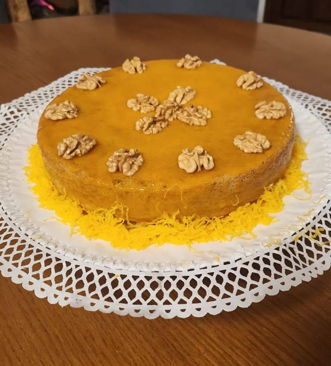 Tarta de nueces casera